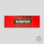 BALENCIAGA BUTTON FLANNEL SHIRT - RED/GREY - 图片 3