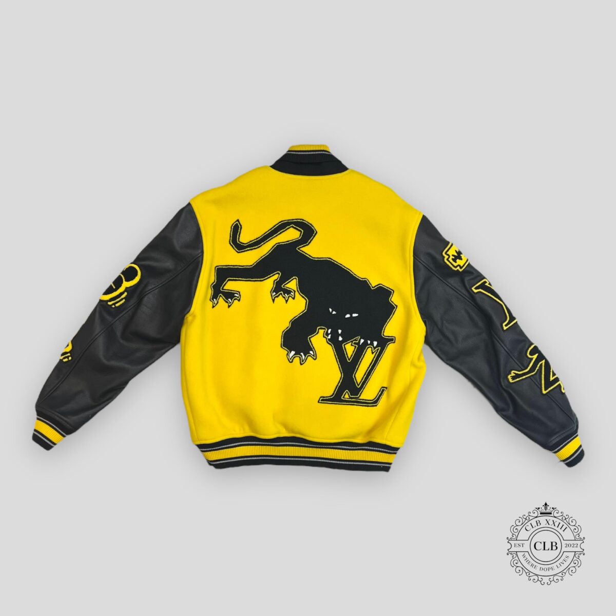 LOUIS VUITTON SS22 VARSITY JACKET - YELLOW/BLACK - 图片 2