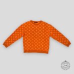 LOUIS VUITTON MONOGRAM CREWNECK SWEATER - ORANGE