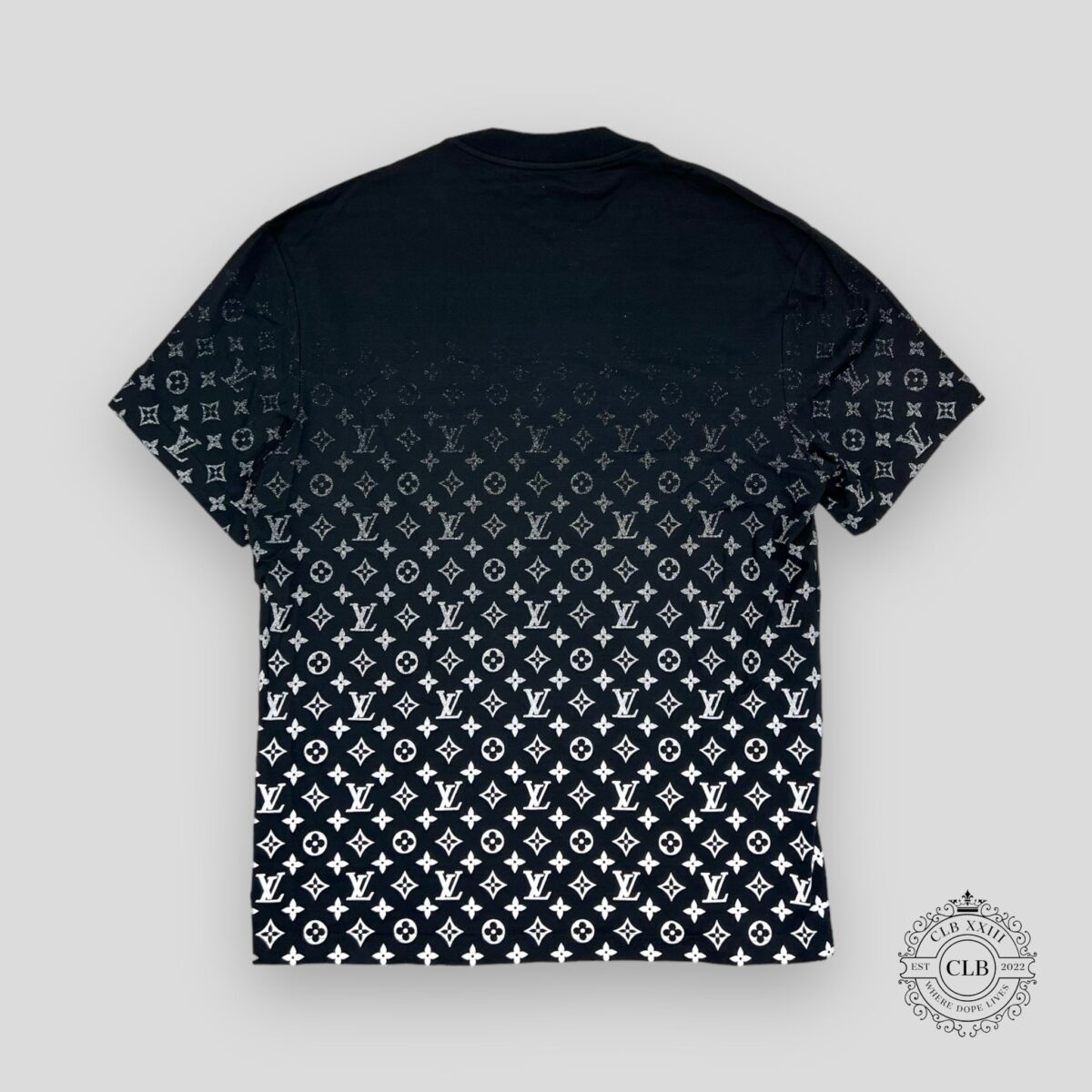 LOUIS VUITTON MONOGRAM DEGRADE T-SHIRT - BLACK/WHITE - 图片 2