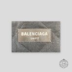 BALENCIAGA BLEACHED PLAID HOODED FLANNEL - BLUE - 图片 3