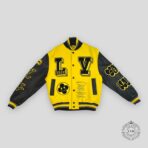 LOUIS VUITTON SS22 VARSITY JACKET - YELLOW/BLACK