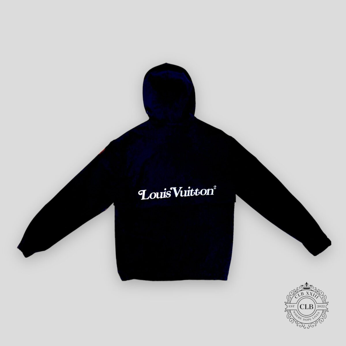 LOUIS VUITTON NIGO SQUARED WINDBREAKER - BLACK - 图片 2