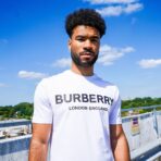 Burberry Men’s White Short-sleeve Oversized T-shirt - 图片 2