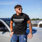 Burberry Men’s Black Short-sleeve Oversized T-shirt