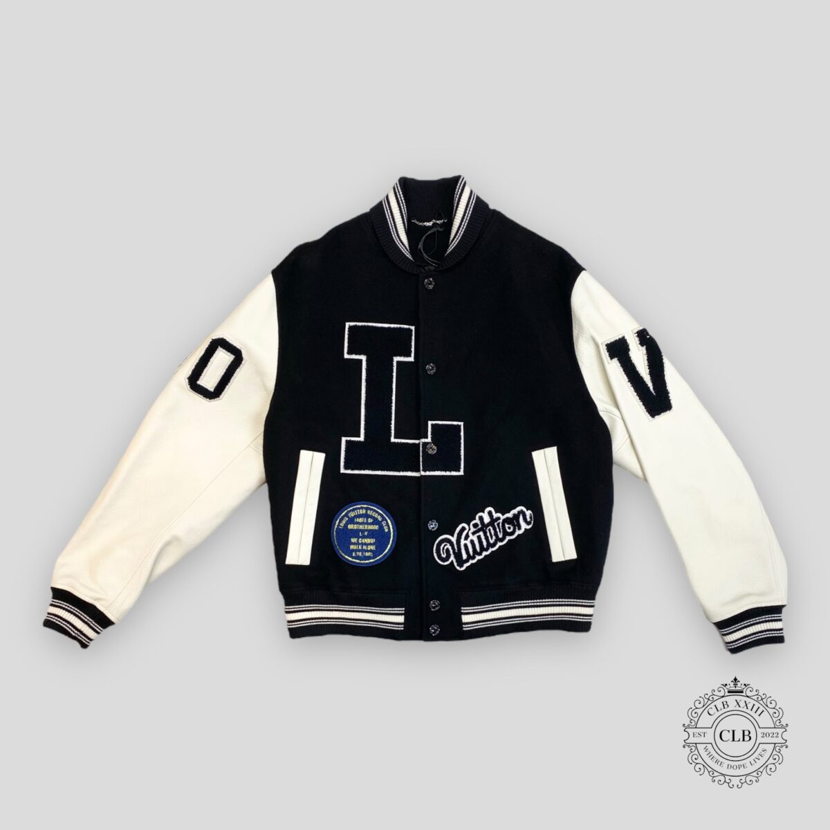 Louis Vuitton MLK Dreaming Varsity Jacket in Black - 图片 1