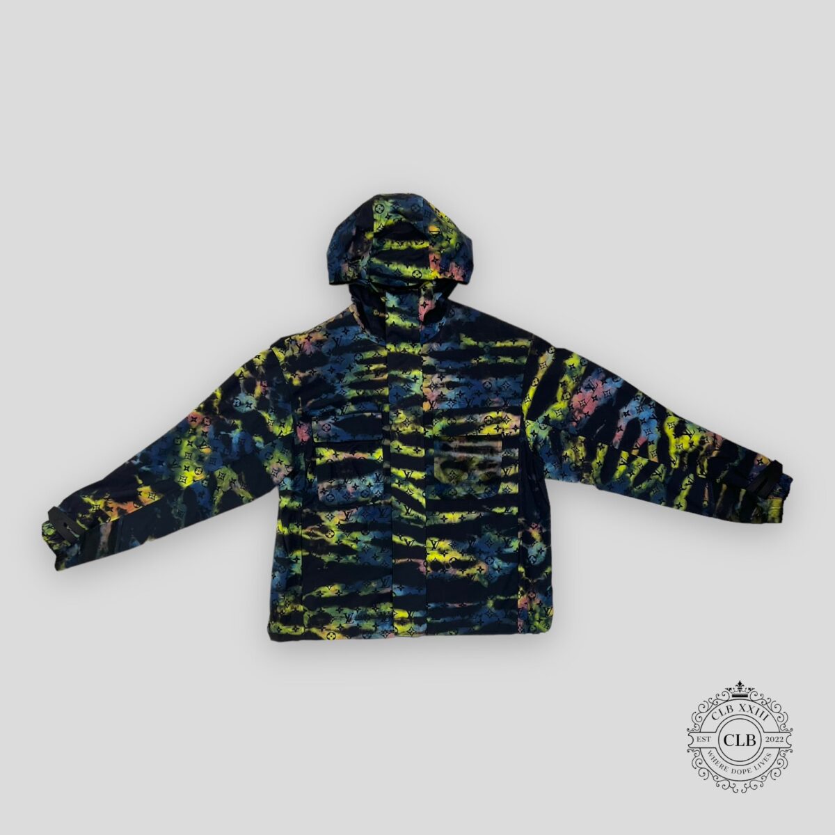 LOUIS VUITTON TIE-DYE TECHNICAL BLOUSON - MULTICOLOR - 图片 1