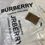 Burberry Men’s White Short-sleeve Oversized T-shirt - 图片 4