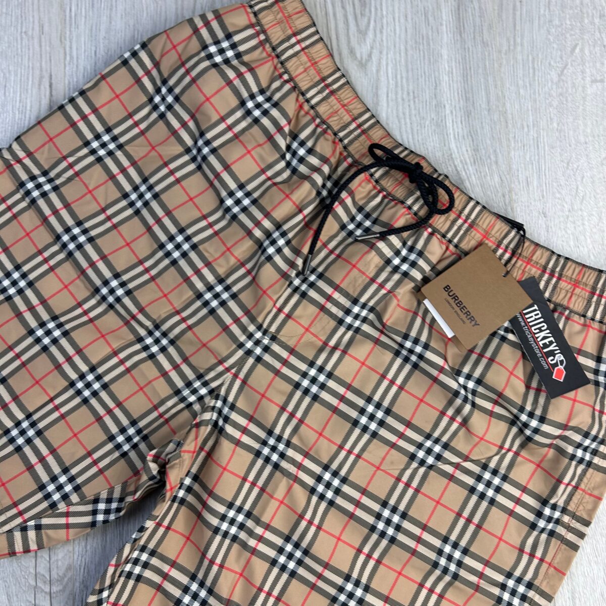 Burberry Men’s Check Drawcord Swim Shorts - 图片 5