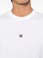 Givenchy Small 4G Embroidered Logo T-Shirt in White - 图片 3