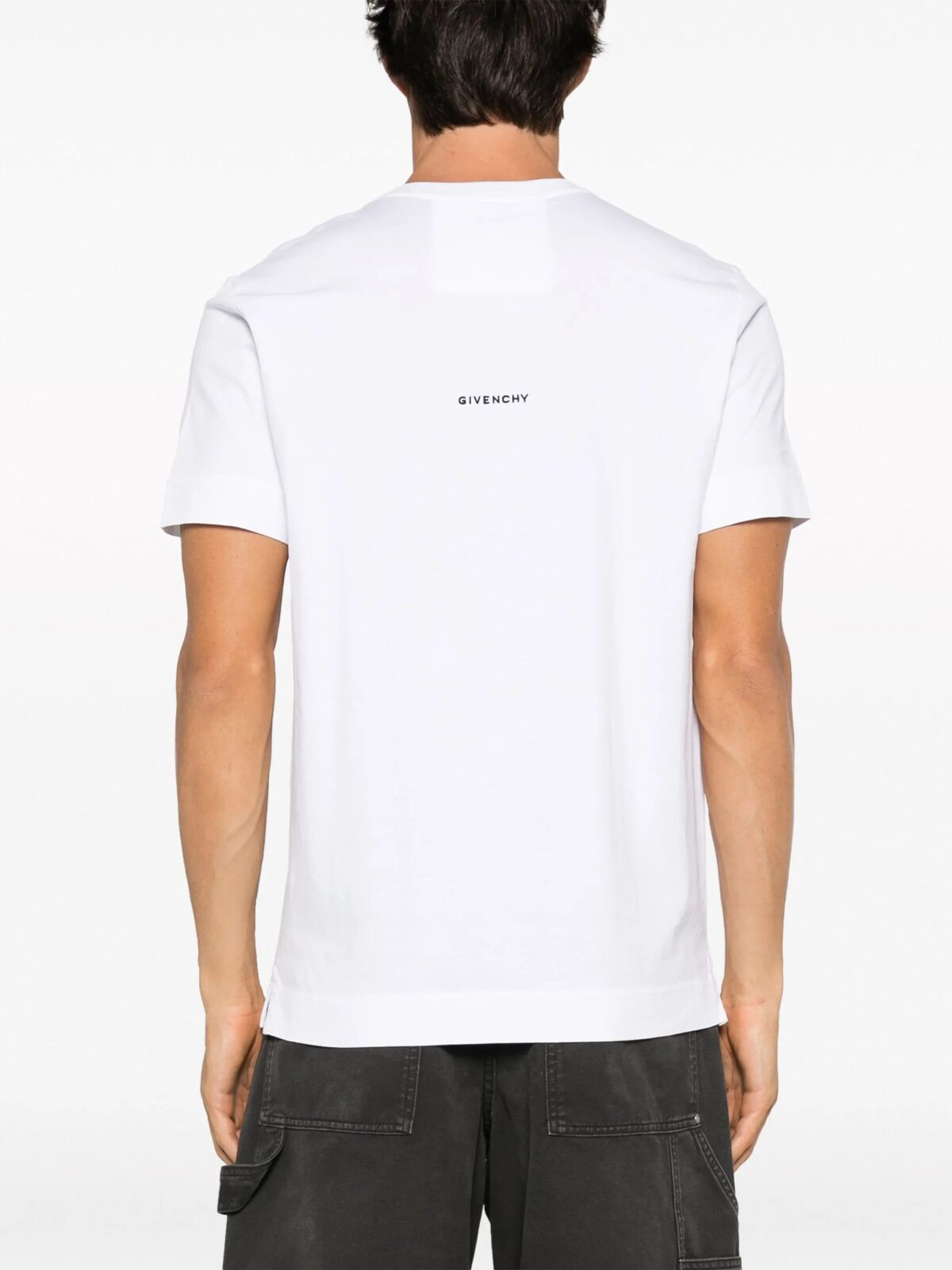 Givenchy Small 4G Embroidered Logo T-Shirt in White - 图片 5
