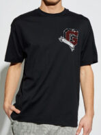 Givenchy Monogram College Embroidered Logo T-Shirt in Black - 图片 2